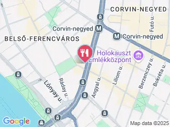 Pipipont Budapest a térképen