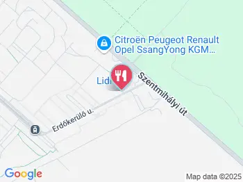 Pirog-Da Büfé Budapest a térképen