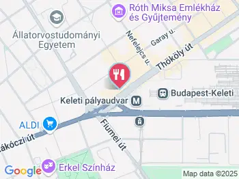 Piros Hetes Söröző Budapest a térképen