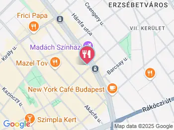 Pitches Budapest a térképen