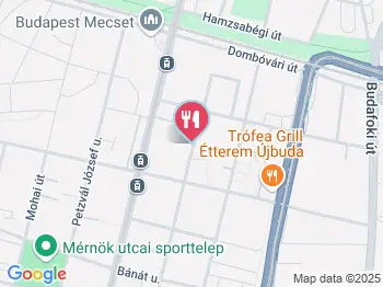 Pizza Café Budapest a térképen