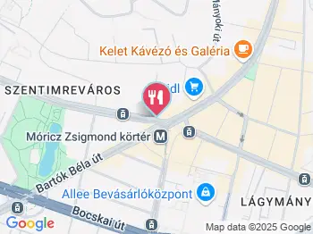 Pizza Forte - Móricz Zsigmond körtér Budapest a térképen