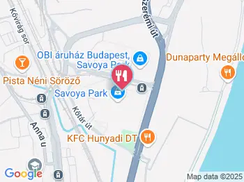 Pizza Forte - Savoya Park Budapest a térképen