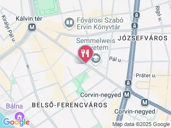 Pizza It All Ia Budapest a térképen