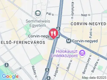 Pizza King Express - Ferenc körút Budapest a térképen