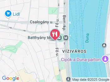 Pizza EATaliano Étterem - Batthyány tér Budapest a térképen