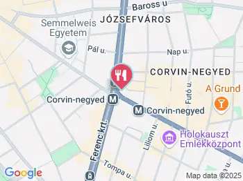 Pizza Me - József körút Budapest a térképen