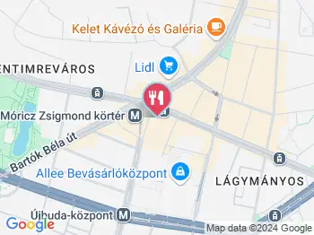 Pizza Me - Móricz Zsigmond körtér Budapest a térképen