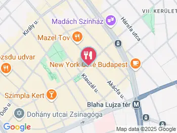 Pizza Mondo Budapest a térképen