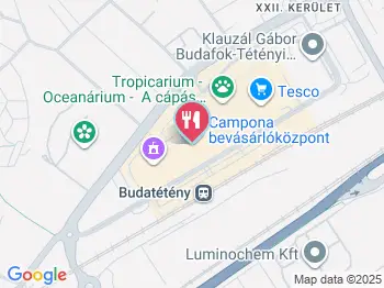 Pizza One Budapest a térképen