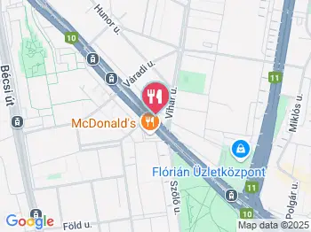 Pizza Paradicsom Budapest a térképen