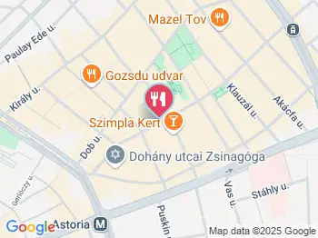 Pizza Pazza Budapest a térképen