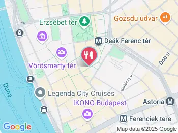 Pizza Quadra Budapest a térképen