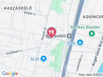 Pizza Tacskó Budapest a térképen