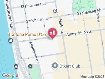 Pizzabar Pomodoro Budapest a térképen