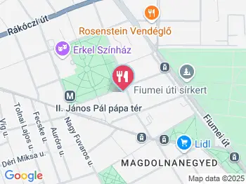 PizzaGirl 8 Budapest a térképen