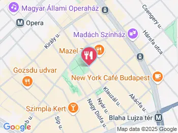 PizzaRicca - Klauzál tér Budapest a térképen