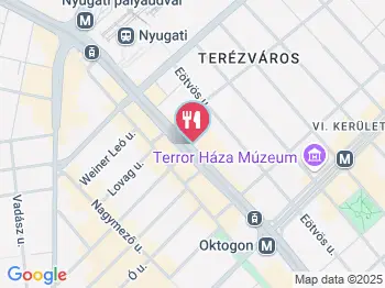 Pizzeria di Carlo Budapest a térképen