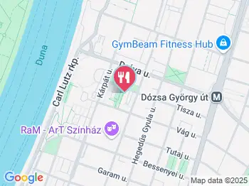 Pizzeria La Gustosa Budapest a térképen