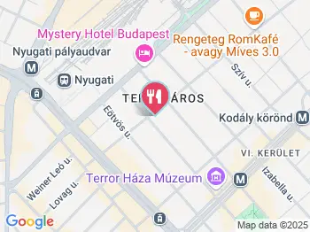 Pizzi Budapest a térképen