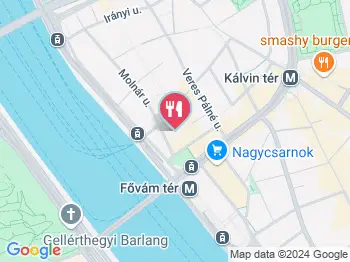 Planet Budapest Restaurant Budapest a térképen