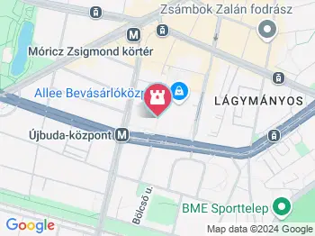 Plank Antal miniszobrai az Allee környékén Budapest a térképen