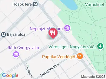 Platán Étterem - Városliget Budapest a térképen