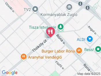 Platni Étkezde Budapest a térképen