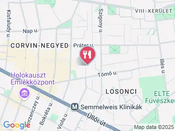 Pléz Café - Corvin Budapest a térképen