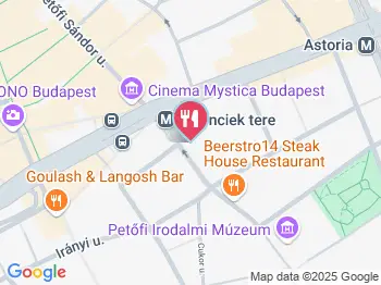 PointerCity BistroPub Budapest a térképen