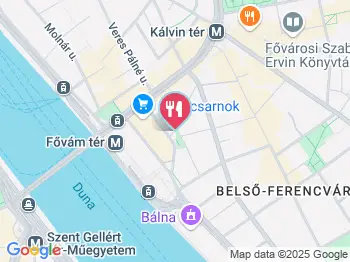 PommePomme Budapest a térképen