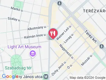 Pompeii Latte Art Caffe - Bajcsy-Zsilinszky út Budapest a térképen