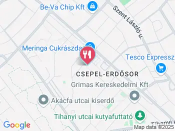 Póni Caffe & Pizza Budapest a térképen