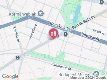 Pont.Itt.Cafe Budapest a térképen