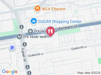 Popeyes Árkád Budapest a térképen