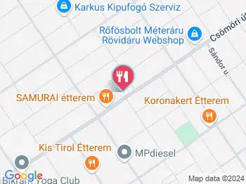 Porecs Pékség Budapest a térképen