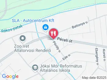 Pöröly Étterem & Pizzéria Budapest a térképen