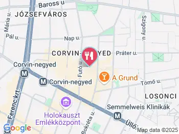 Portum Étterem Budapest a térképen