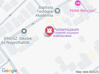 Postamúzeum Budapest a térképen
