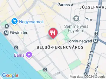 Pourgatorium Budapest a térképen