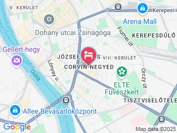 Práter Residence Apartman Budapest a térképen