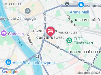 Prater Residence Budapest a térképen