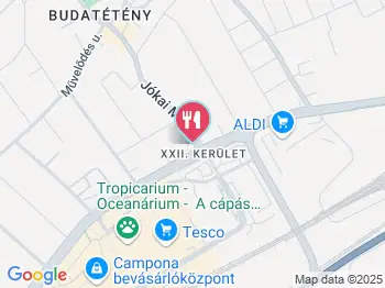 Prémium Döner Kebab House Budapest a térképen