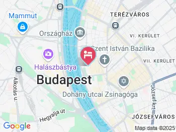 Prestige Hotel Budapest Budapest a térképen