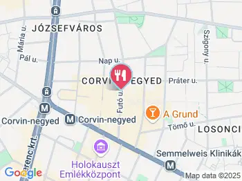 Príma Kávézó - Corvin Plaza Budapest a térképen