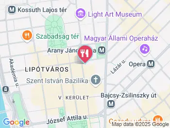 Príma Pék - Cafe & Bakery - Arany János utca Budapest a térképen