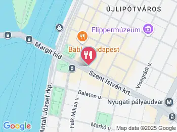Príma Pék - Cafe & Bakery - Szent István körút Budapest a térképen