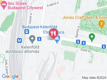 Príma Pék - Etele Plaza Budapest a térképen