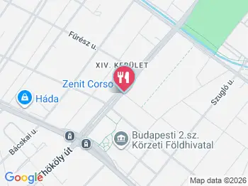 Príma pékség és kávézó Budapest a térképen