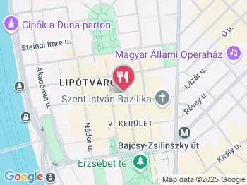 Prime Steak & Wine Budapest a térképen